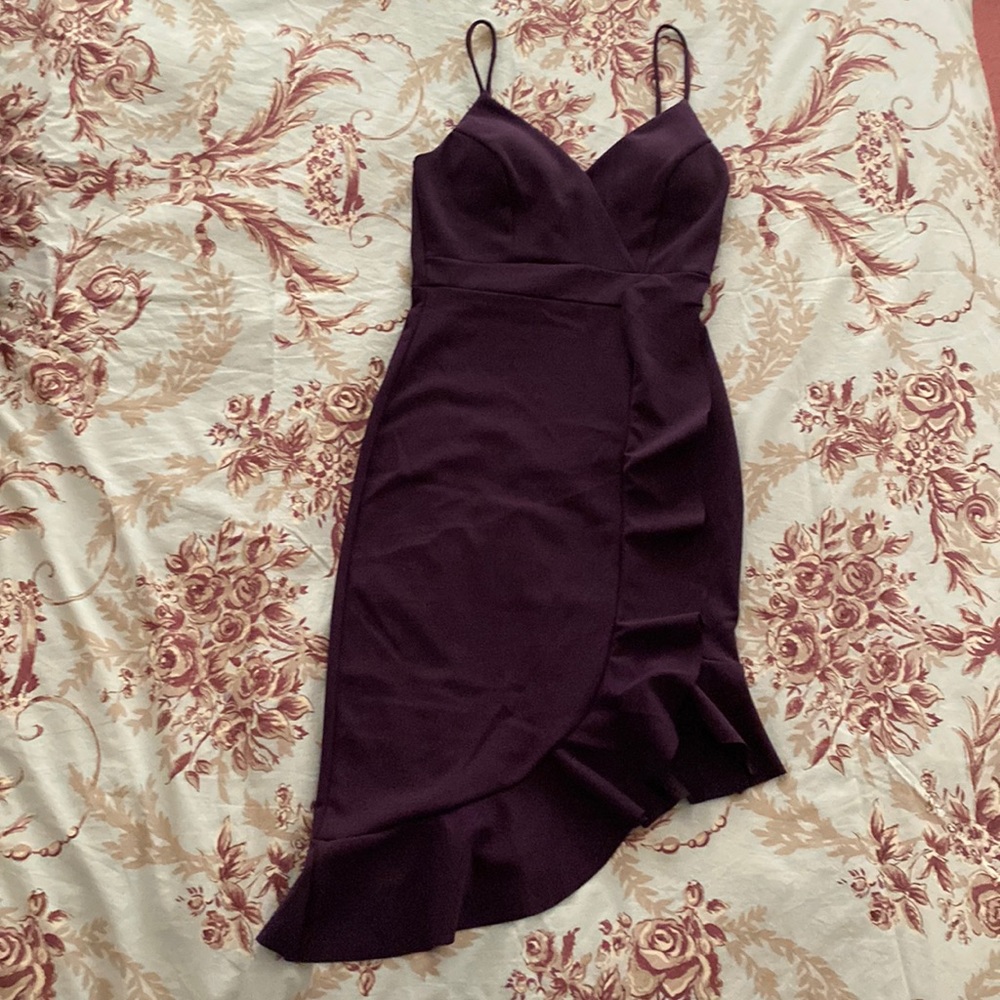 Asymmetrical Midi Dress